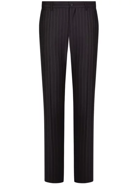 Pantaloni Dolce & Gabbana cu dungi negru
