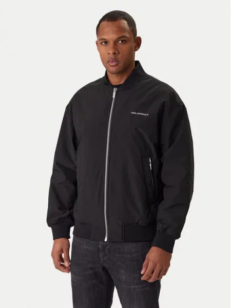 Karl Lagerfeld Prehodna jakna črna