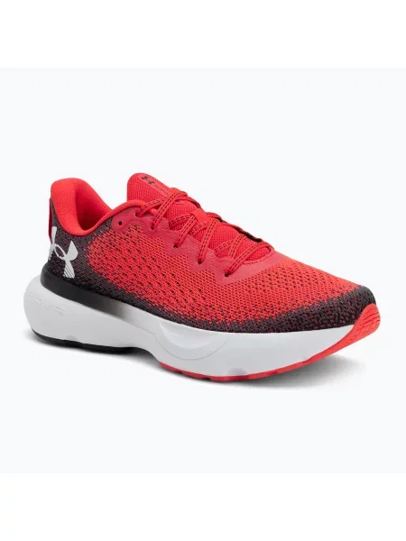 Încălțăminte de alergare pentru bărbați Under Armour Infinite racer red/castlerock/white alb