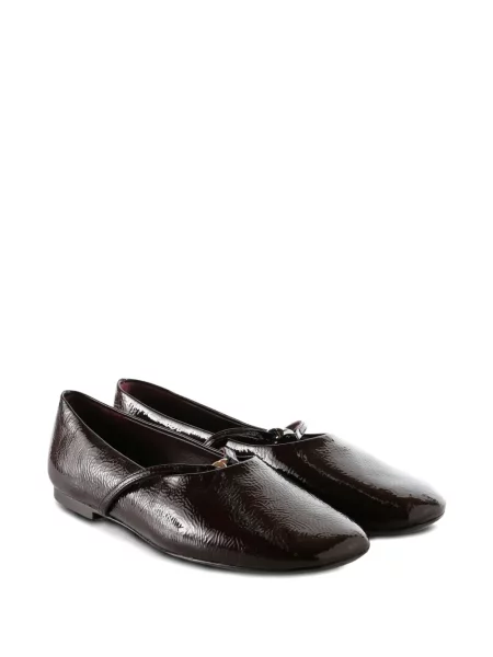 Balerini Tory Burch din piele maro