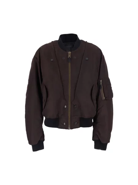 Kurtka bomber Maison Margiela dwustronny brązowy