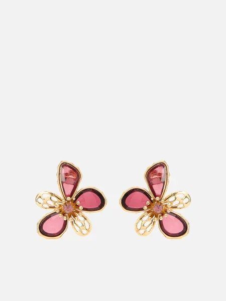 Серьги Reserved фиолетовые