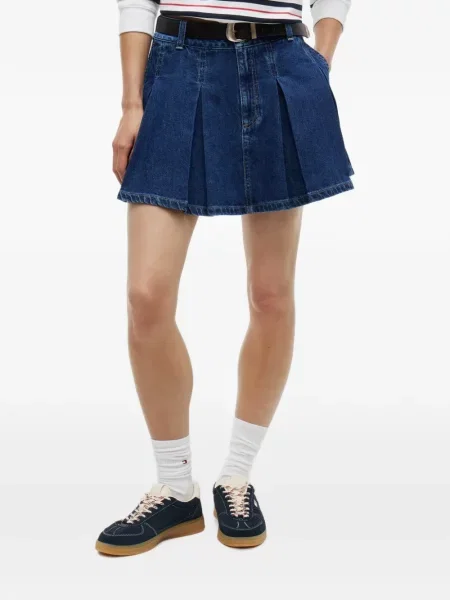 Fusta mini Tommy Hilfiger albastru