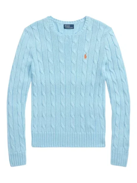 Căciulă Polo Ralph Lauren cu broderie tricotate de costum albastru