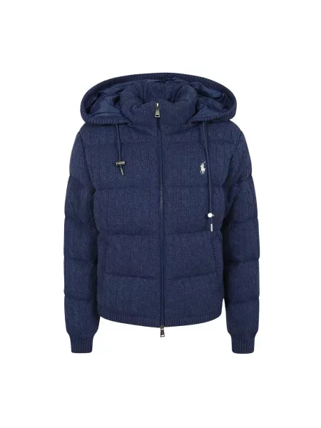 Koszula Ralph Lauren wełniana niebieska