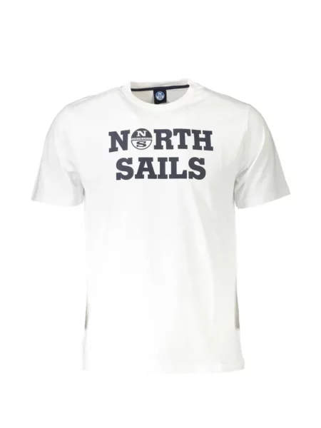 Tricou North Sails cu imagine alb