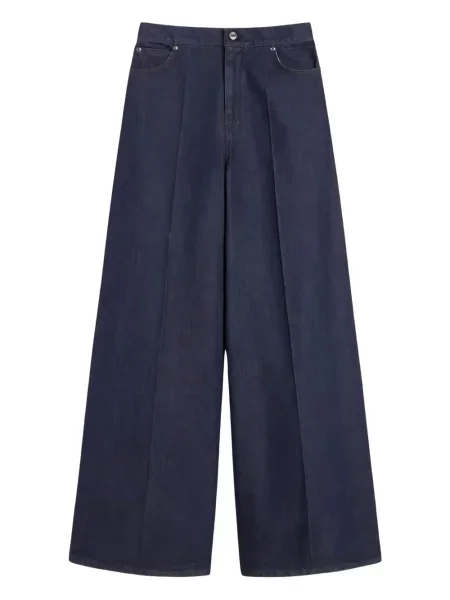 Blugi Max Mara plisate albastru