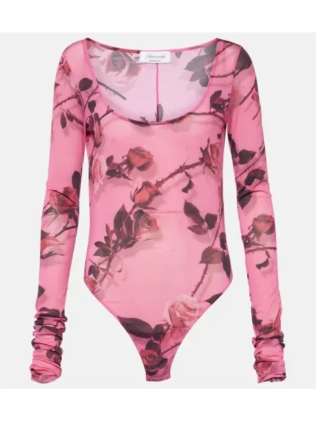 Body Blumarine cu model floral cu imagine