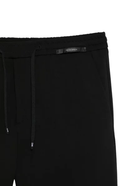 Pantaloni Michael Coal alergare cu cordon negru