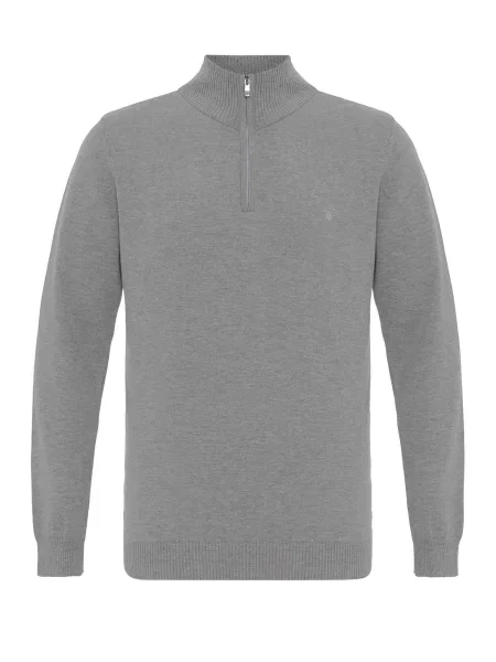 Anou Anou Pulover Enrifo amestecat gri