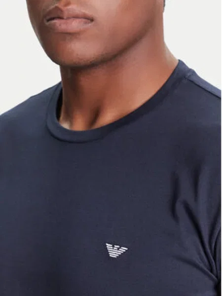 Pyžamo Emporio Armani modrá