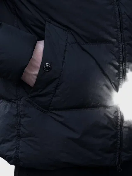 Куртка Stone Island с камнями синяя