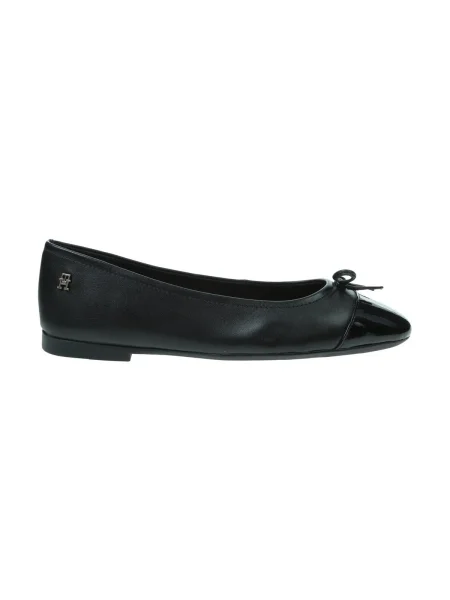 Tommy Hilfiger De piele balerini negru