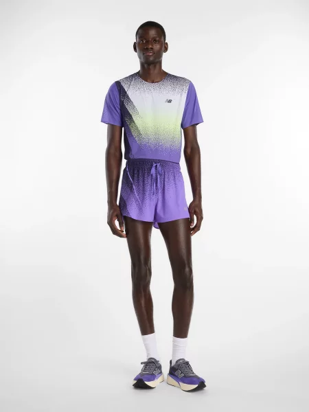 Спортивные шорты New Balance фиолетовые