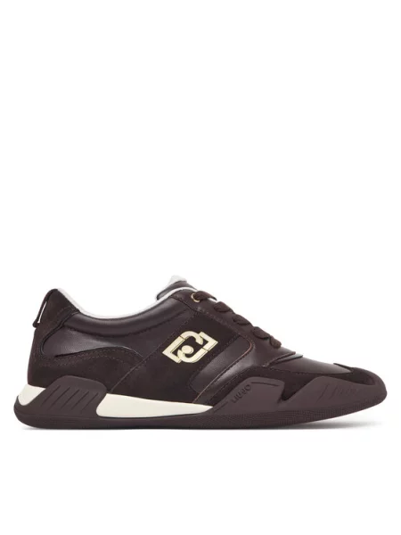 Liu Jo BLOSSOM 02 sneakers dámske kožené hnedá