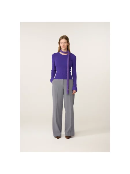 Sweter Fabienne Chapot fioletowy