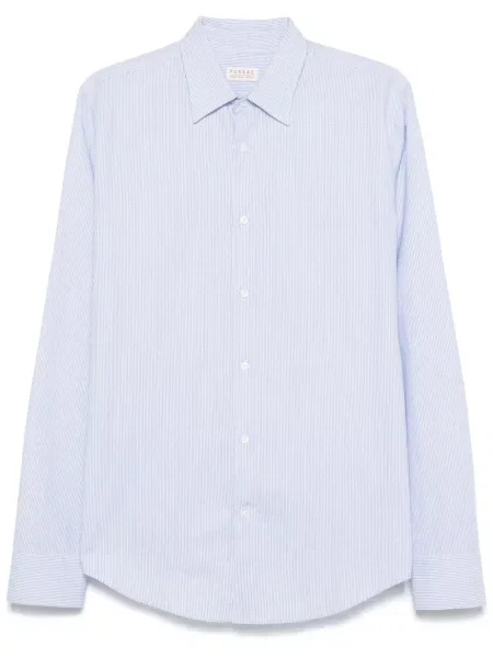 Жакардова риза Fursac синьо