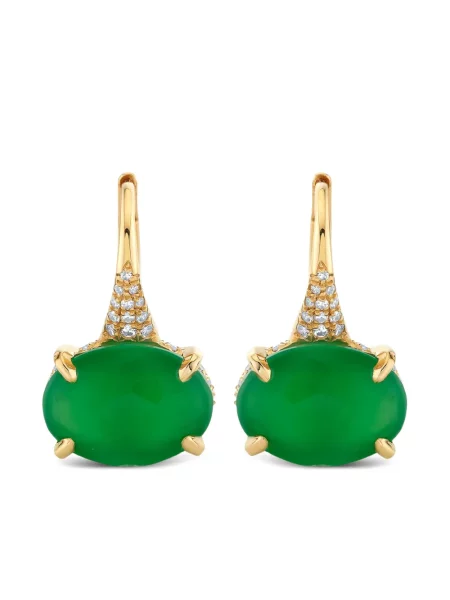 Обеци Shay с гранат жълто