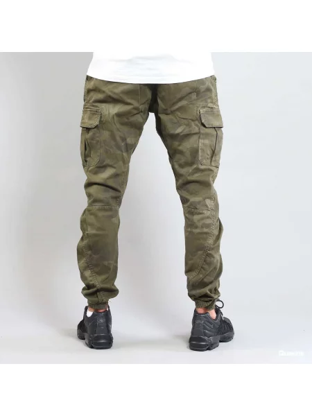 Панталони Urban Classics Camo Cargo Jogging Pants Camo Green S зелено