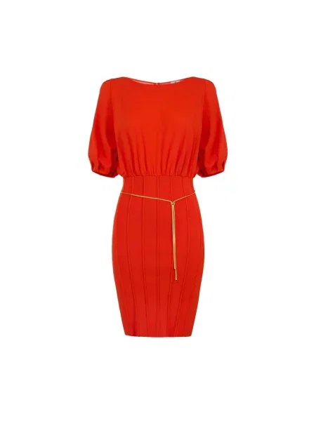 Mała mały sukienka mini Elisabetta Franchi czerwona