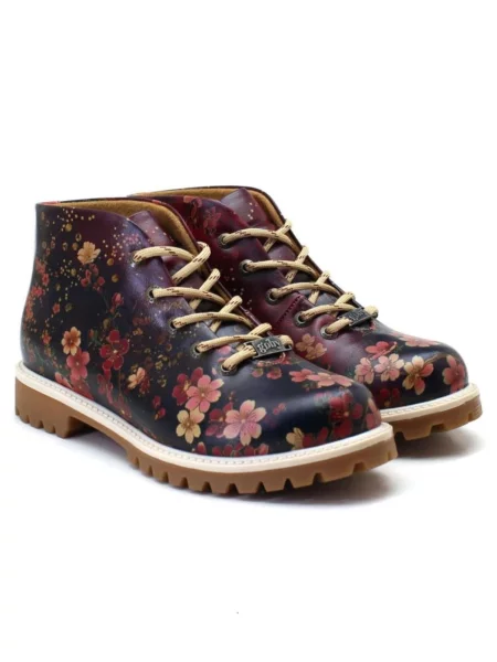 Goby Cizme glezne Women's Burgundy Ankle boots Goby burgundy roșu
