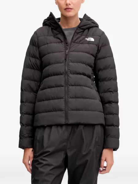 Geacă The North Face cu glugă negru