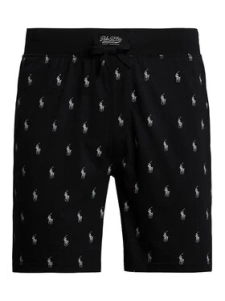 Polo Ralph Lauren Rövid pizsama nadrág fekete