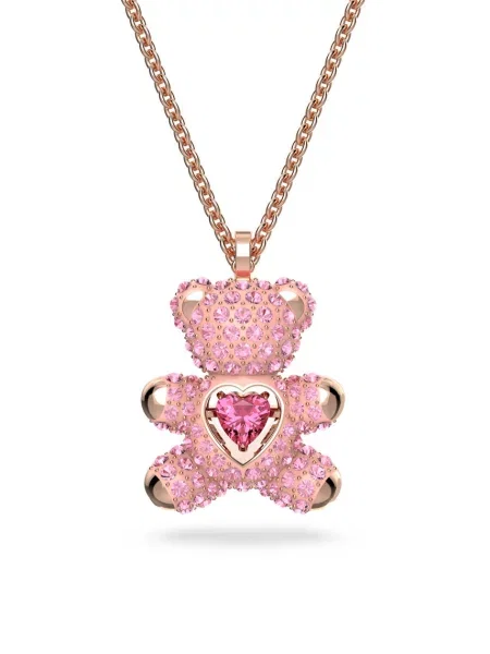 Swarovski colier roz