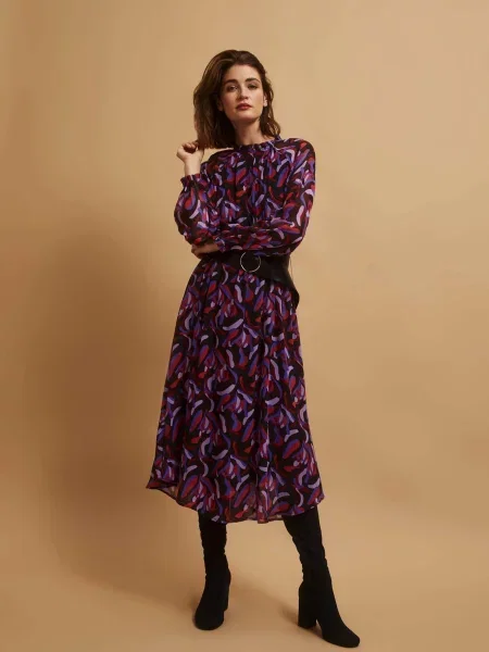 Rochie midi Moodo până la genunchi de costum