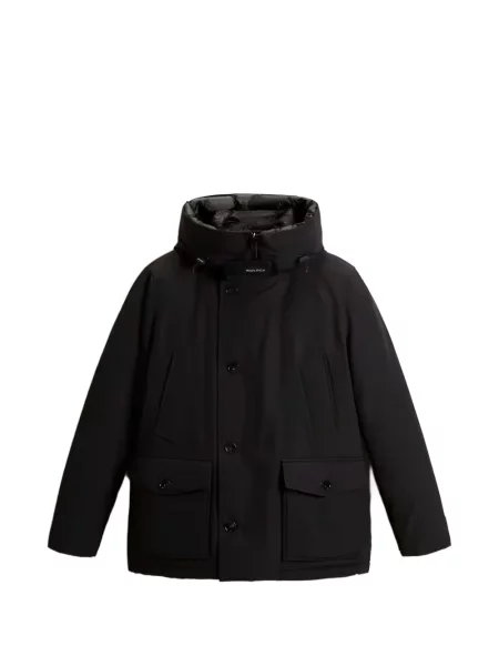 Geacă Woolrich cu glugă negru