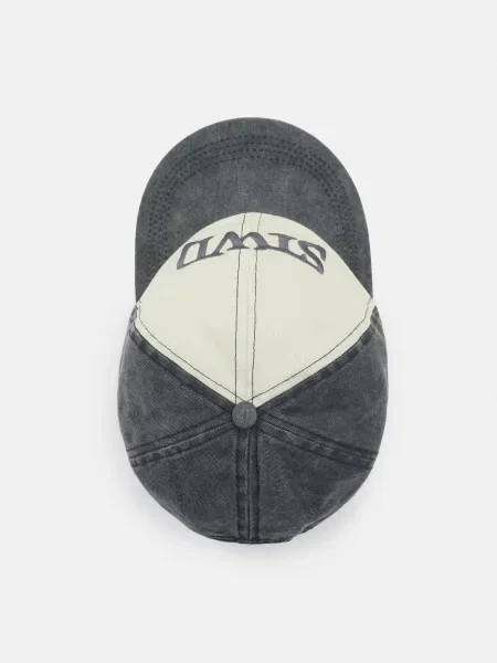 Pull&Bear Șapcă STWD negru / murdar alb