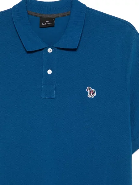 Polo Ps Paul Smith cu model zebră albastru