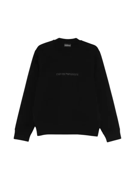 Emporio Armani Bluzy Mężczyzna S Emporio Armani Sweaters czarny