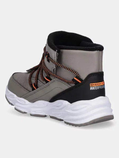 Skechers gyerek téli csizma TURBO TREAD STORM GLIDER bézs