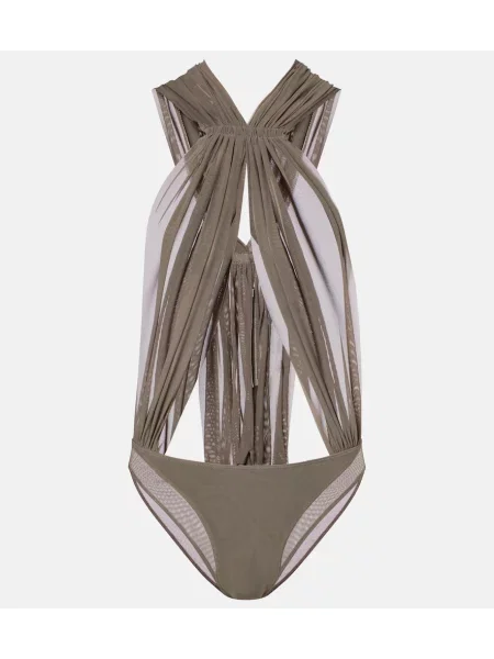 Body Rick Owens din tul gri