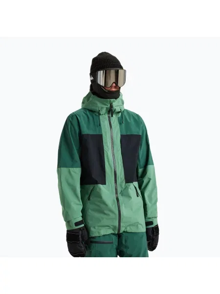 Kurtka snowboardowa Quiksilver Forever Stretch GTX zielona