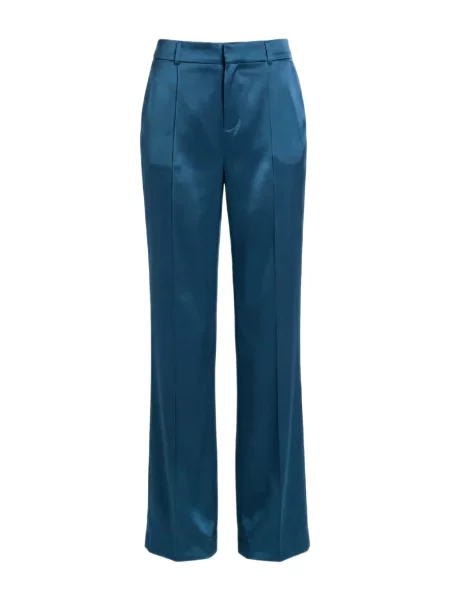 Pantaloni Cinq A Sept din satin albastru