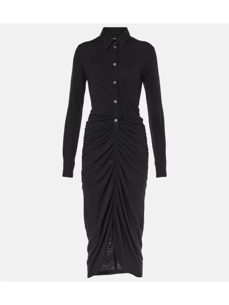 Rochie Marant Etoile din jerseu de costum negru