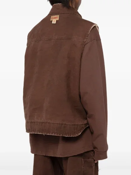 Vestă Kamiya din fleece maro