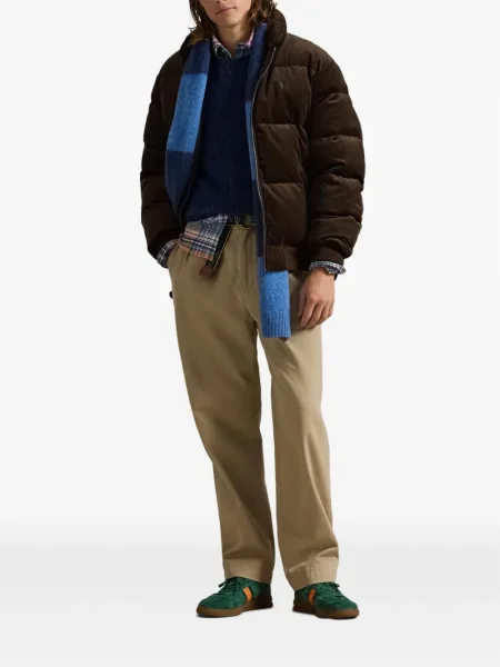 Μικρός κασκέτο Polo Ralph Lauren με χαμηλή μέση υφαίνω διαγωνίως πράσινο