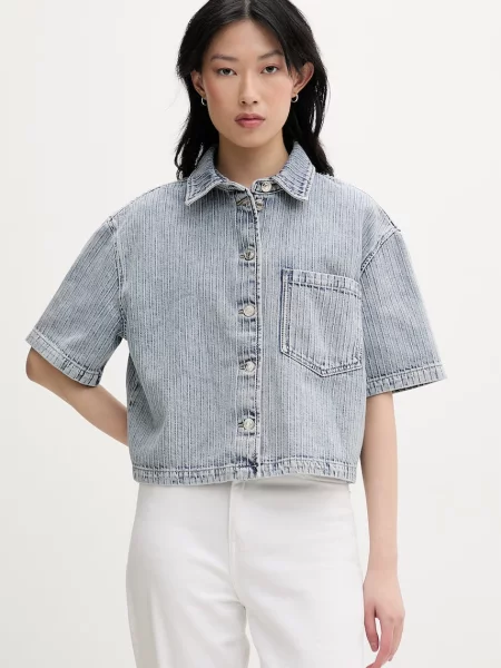 HUGO srajca denimasta modra