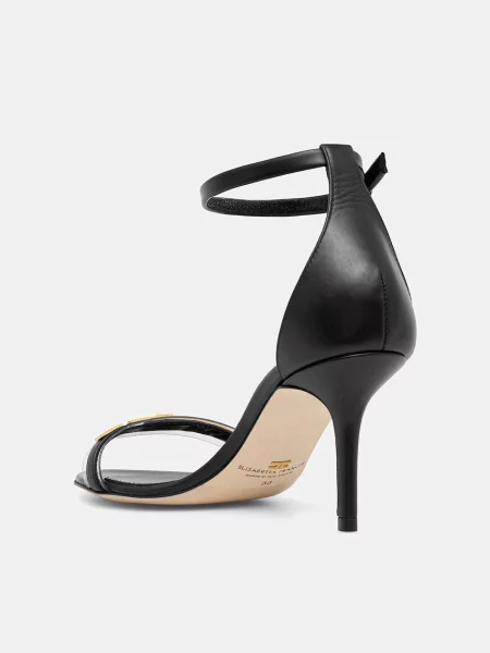 Elisabetta Franchi sandale de piele negru