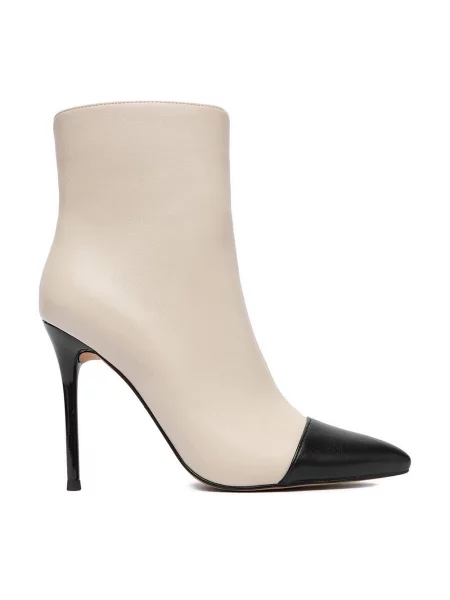 Botki Nine West beżowe