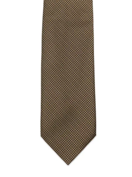 "houndstooth" rašto kaklaraištis Tom Ford ruda