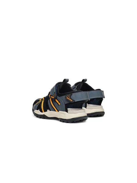 Sandali Geox Jr Borealis S Mornarsko modra