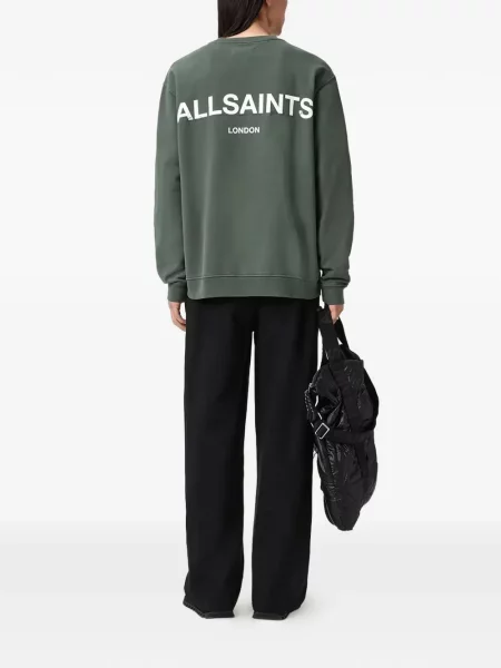 Hanorac crewneck Allsaints verde