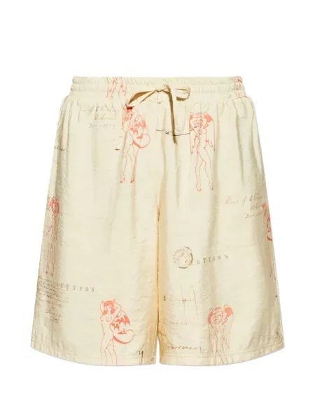 Pantaloni scurți Misbhv cu cordon galben