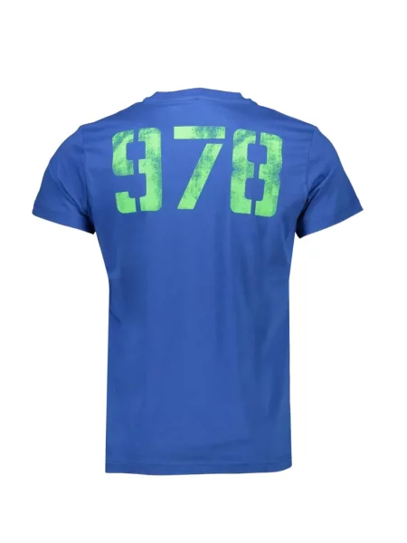 Tricou Diesel cu imagine albastru