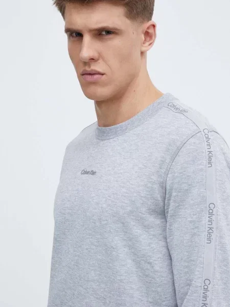 Calvin Klein Performance edzős pulóver szürke