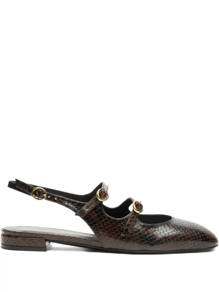 Pantofi cu toc Stuart Weitzman fără toc maro
